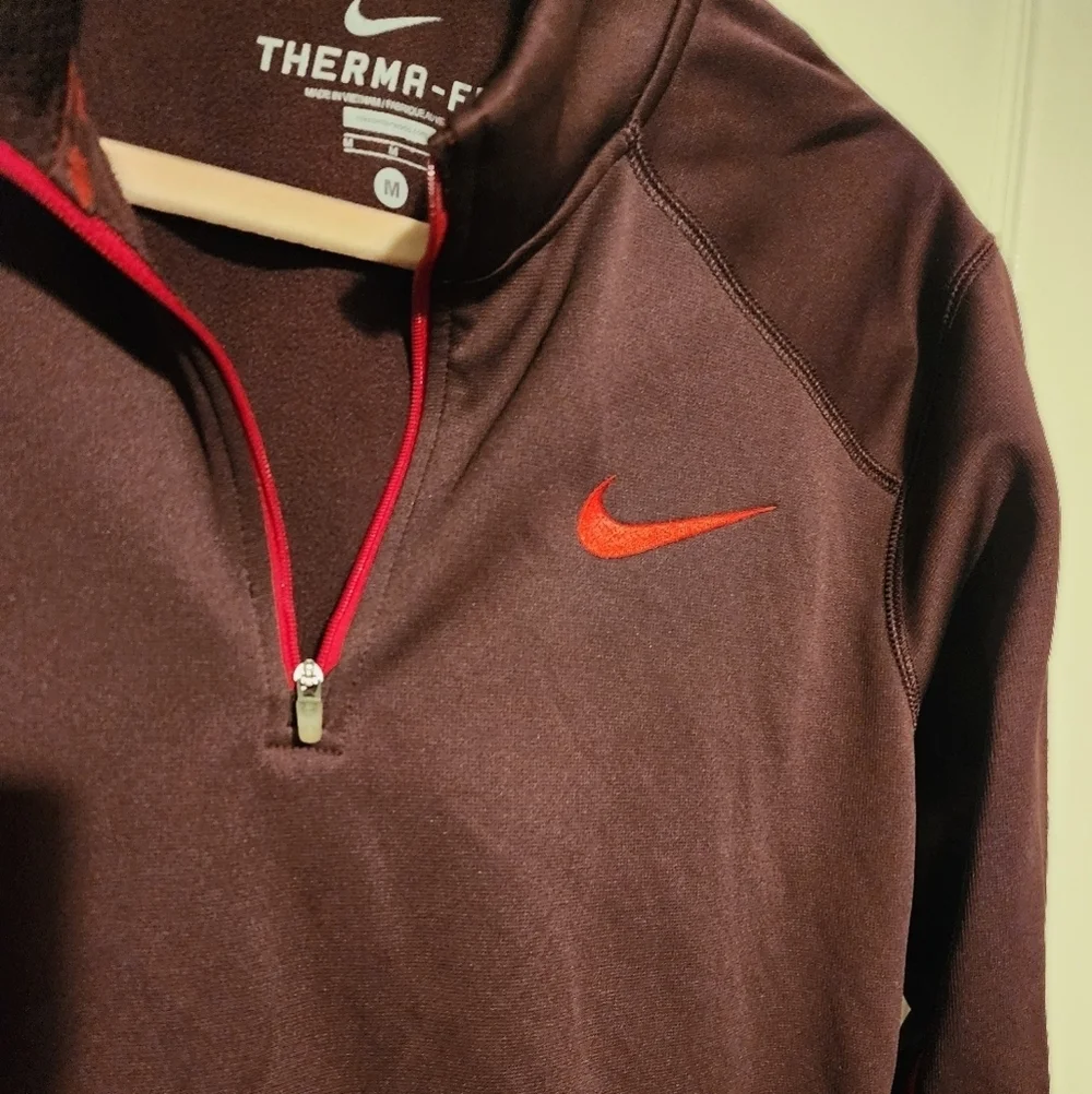 Nike Burgundy/Red Therma-fit Jacket Size M